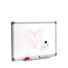 Whiteboard 30 x 45 cm surface for magnets, writable with chalk markers